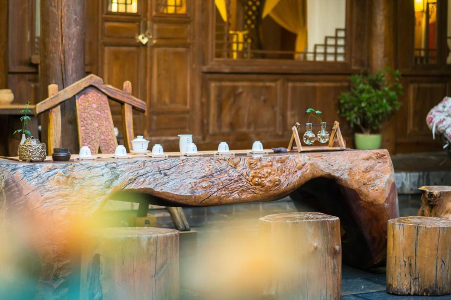 Big Tree Guesthouse - Naxi Old Style Lijiang  Exterior foto